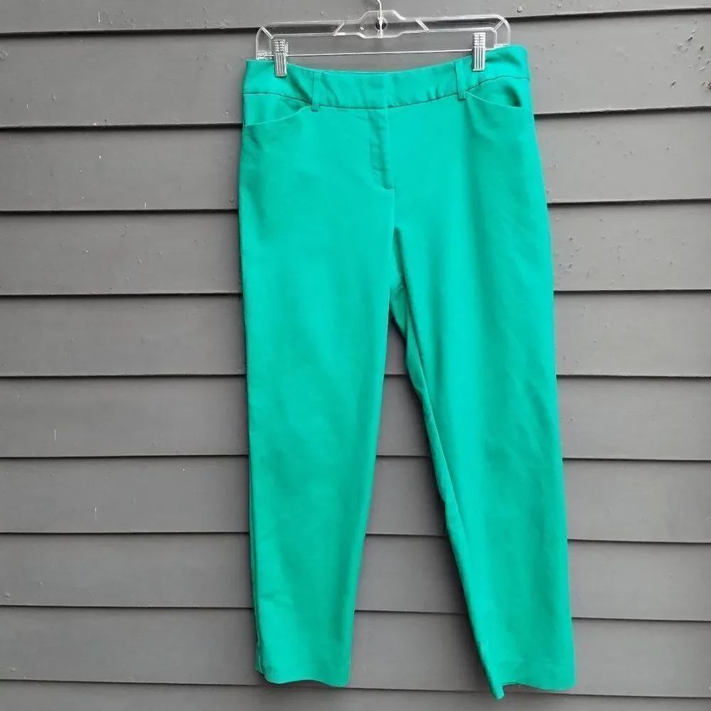 Liz Claiborne Emma Green Cropped Pants Size 8